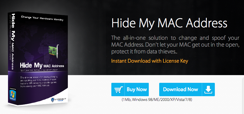 Hide mac address windows 10